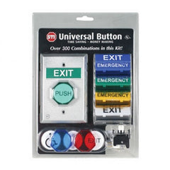 Safety Technology International UB-1 Universal Button Push Button Kit with over 300 Combinations