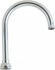 Chicago Faucets GN2AH8JKABCP 5-1/4 in. Brass Spout in Polished Chrome