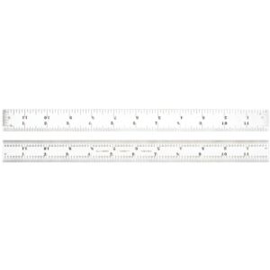 L.S. Starrett 51344 Semi-Flexible Ruler 12 in Inch Graduations Replacement MPN