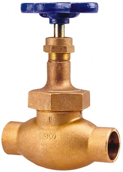 NIBCO NJ34004 S-235-Y Globe Valve 1/4 in Nominal Solder End Style 150 lb