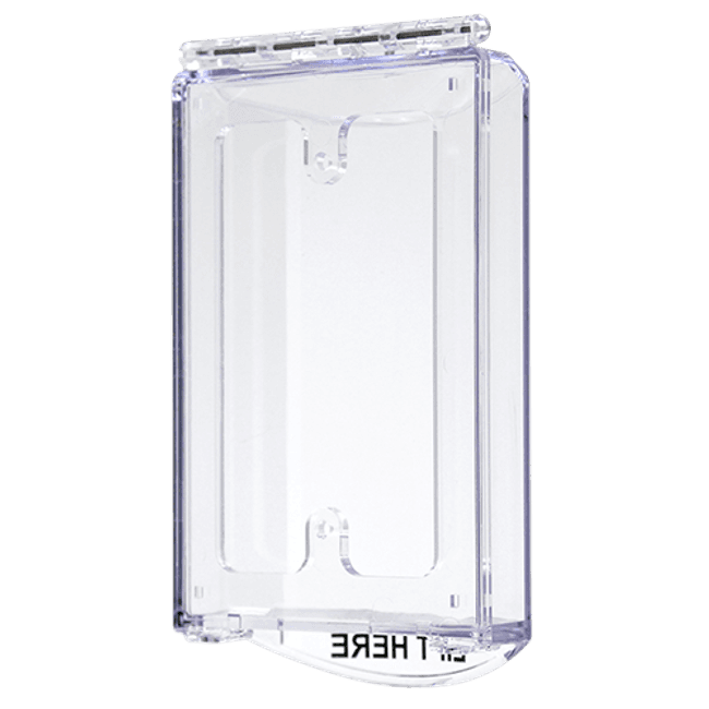 Safety Technology International STI-6519 Single-Gang Protective Cover Indoor Clear