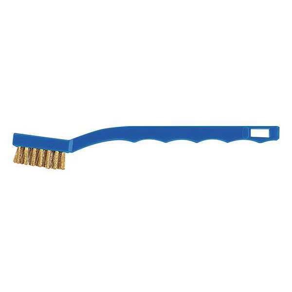 Dewalt DW49707 Handle-Style Wire Scratch Brush, Bristle Material: Brass, Handle Material: Plastic, Number of Rows: 3