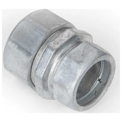 Bridgeport Fittings 292-CDC Coupling Compression Transition Zinc Die Cast Ball Burnished 1 in Trade 2.125 x 1.725 in.