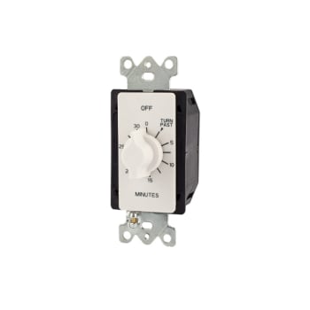 NSI A530MW Auto Off Interval Mechanical Spring Wound Timer, 30 min Setting, 125/250/277 VAC