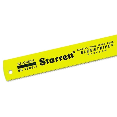 L.S. STARRETT 40099 Bluestripe Bi-Metal Power Hacksaw Blade 14 in 0.050 in Thick 10 TPI