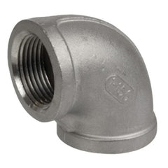 Smith-Cooper International S3116E-004 1/2 x 1/2 FPT x FPT Class 150 Cast 316 Stainless Steel Heavy Pattern 90D Elbow