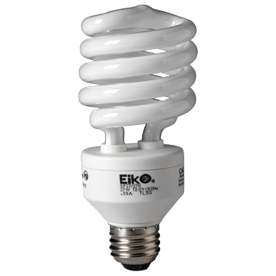 EIKO SP27/50K 05415 - 26W 120V 5000K Spiral Shaped
