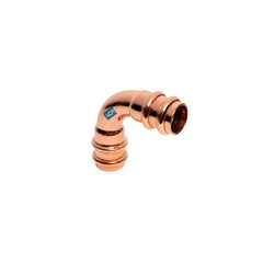 Mueller RP02728 ACR Press Copper 90 Elbow, 1.08 x 3/4 OD (P x P) Long Radius