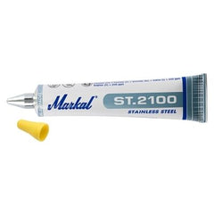 NISSEN BY MARKAL 97161 ST 2100 Tube Marker Yellow 1/8 in Tip Metal Ball Tip