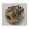 Bridgeport Fittings MCC-075 Grounding Coupling Brass Body Stainless Steel Recessed Allen Hex Screw Steel Locknut