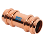 Mueller RP10144 ACR Press Copper Coupling, 0.08 x 1/2 OD (P x P) Staked Stop