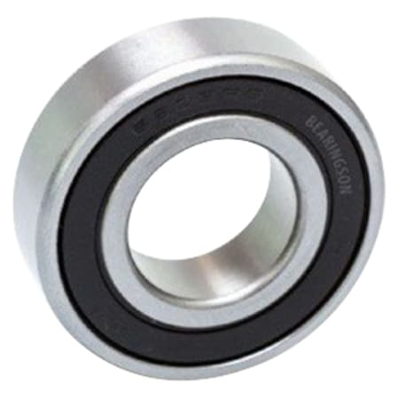 SKF 6201-2RS Single Row Deep Groove Radial Ball Bearing, 12 mm Bore x 32 mm OD x 10 mm W, Double Seal, Pressed Steel Cage