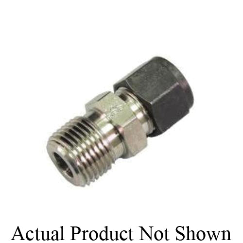 Tylok SS-6-SMC-4 SMC 3/8 x 1/4 x 1-57/100 in. OD Tube x MNPT Reducing 316 Stainless Steel Single Ferrule Connector