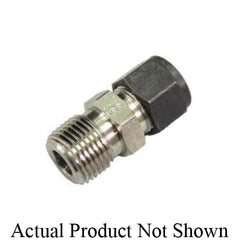 Tylok SS-6-SMC-4 SMC 3/8 x 1/4 x 1-57/100 in. OD Tube x MNPT Reducing 316 Stainless Steel Single Ferrule Connector