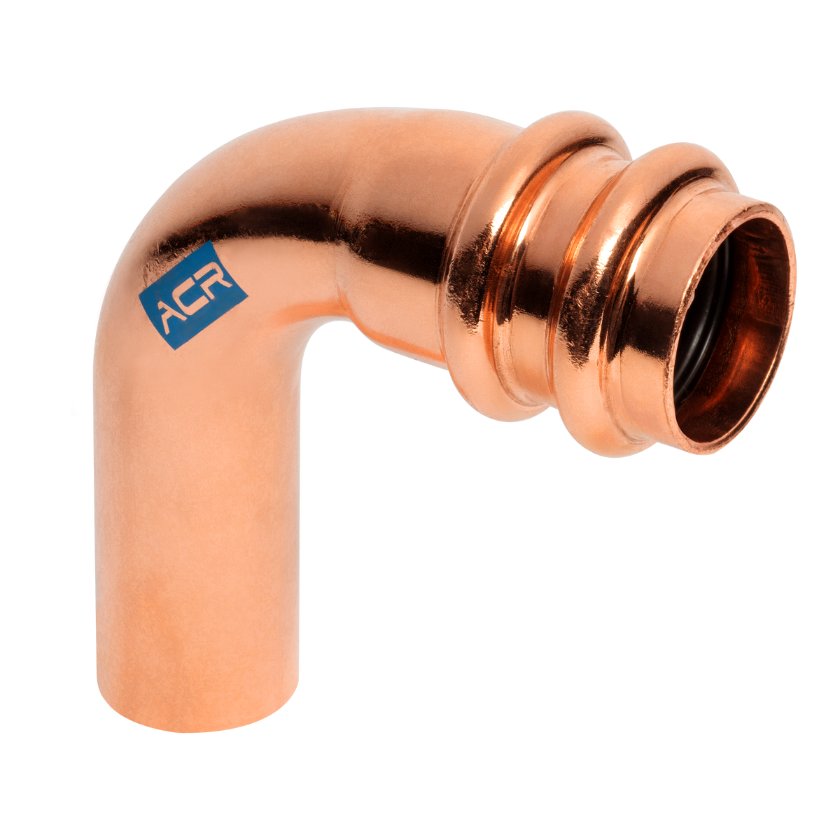 Mueller RP02809 ACR Press Copper 90 Elbow 0.75 x 1.87 x 3/8 OD