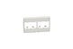 Panduit CFFP4WH Mini-Com PanNet Modular Furniture Faceplate White