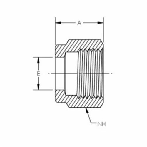 TYLOK SS-SN-4 Stainless 1/4 CS Nut, Single Ferrule System