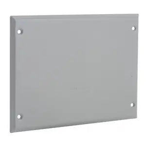 BELL 5177-0 RAC 3G VERT/HORIZ WP COVER BOX MT BLANK GRAY