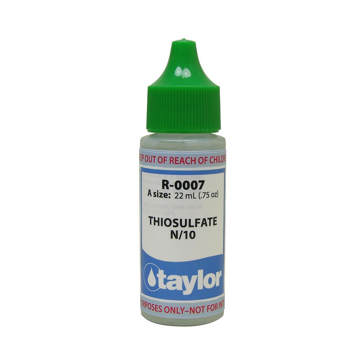 TAYLOR R-0007-A-24 24/CS THIOSULFATE N/10 3/4 OZ