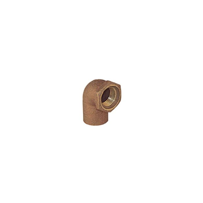 Elkhart 10056794 4707-3 Series Cast Brass Female Adapter Elbow 90 Degrees Lead-Free