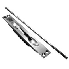TRIMCO 3917-12626 Door Flush Bolt Manual 1 Width x 6-3/4 Height with 12 Extended Rod
