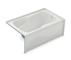 AKER 141079-000-002-002 SBA-3260 AcrylX Alcove Bathtub Right Hand Drain White 60 x 32-1/2 x 21-1/4