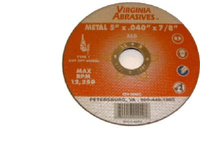 VIRGINIA ABRASIVES Virginia Abrasives Corp 424-59001 Metal Cutting Wheel