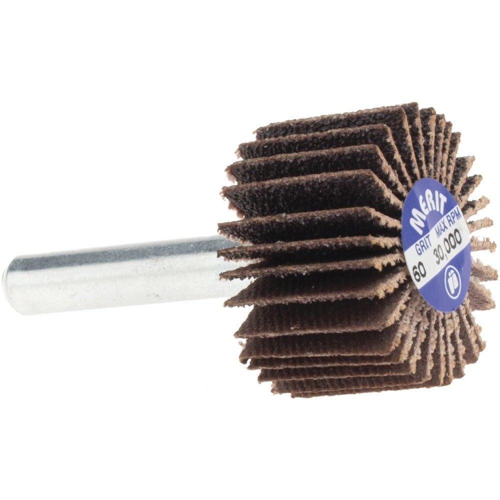 MERIT Merit Abrasives 08834137100 Mounted Flap Wheel 60 Grit