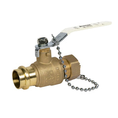 Jomar 100-674G Full Port, 2 Piece, Press x Hose Connection, 250 WOG, Stainless Steel Ball