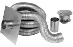 Z-Flex 2GACKIT0625 Chimney Liner Kit, 6 x 25 FT Aluminum