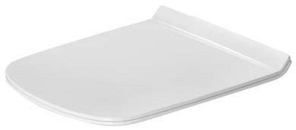 Duravit 0060510000 DuraStyle Elongated Closed Front Toilet Seat with Cover in White