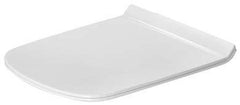 Duravit 0060510000 DuraStyle Elongated Closed Front Toilet Seat with Cover in White