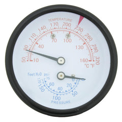 Lochinvar 100208152 Gauge Tri-O-Meter Power 75 PSI Replacement MPN
