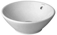 Duravit 0325420000 Bacino 16-5/8 x 16-5/8 in. Round Wall Mount Bathroom Sink