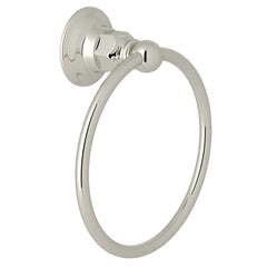 Rohl ROT4PN Campo Round Closed Towel Ring in Polished Nickel