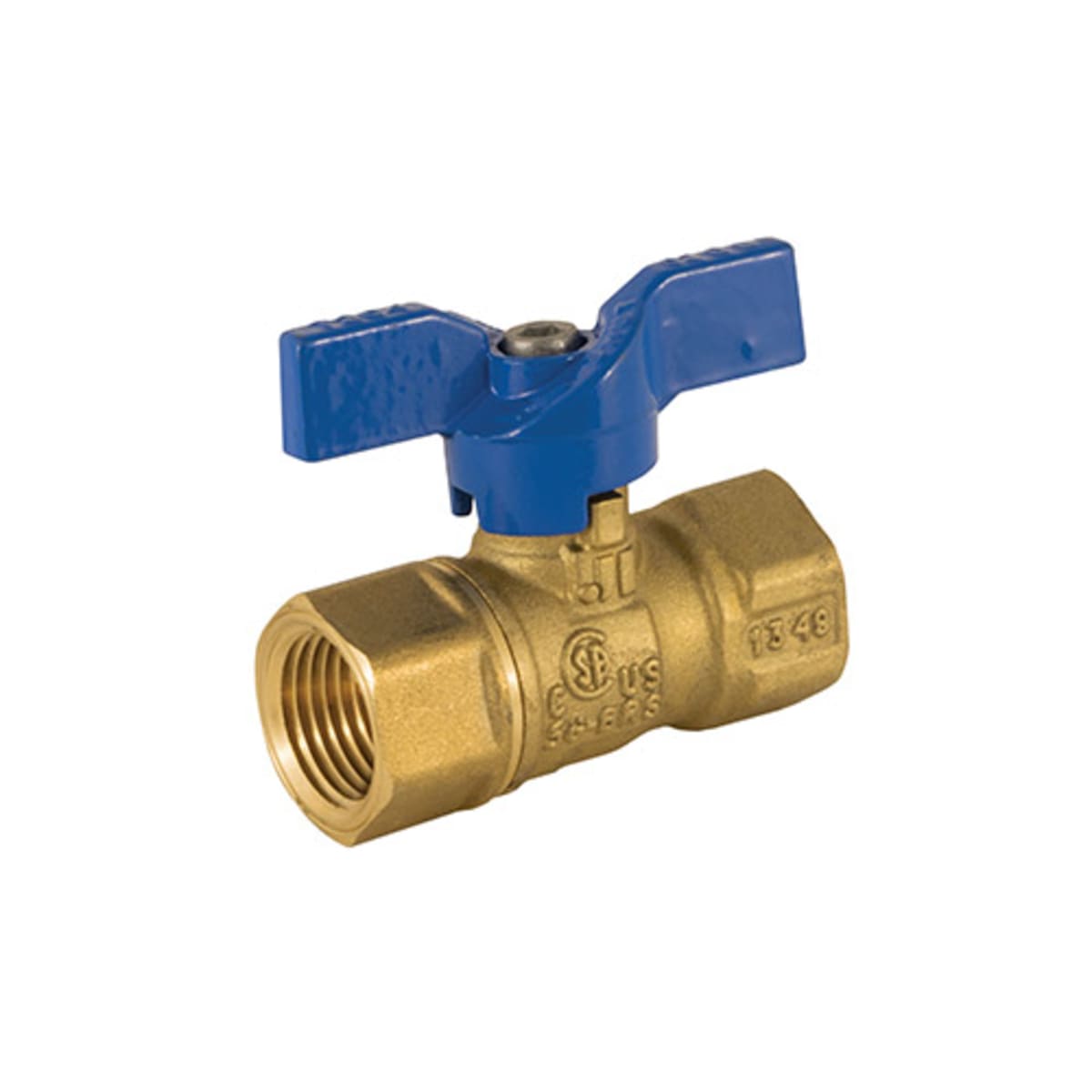 Jomar 101-404 3/4 FIP - Gas Ball Valve, 2 Piece, 600 WOG