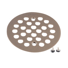 Moen 101664ORB Kingsley 4-1/4 in. Round Shower Drain Cover with Screw Oil Rubbed Bronze