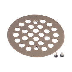 Moen 101664ORB Kingsley 4-1/4 in. Round Shower Drain Cover with Screw Oil Rubbed Bronze