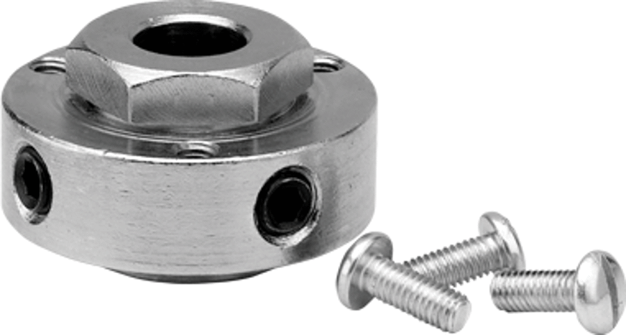 MARS 40005 Hex Hub, 1/2 ID Bore Universal