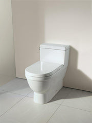 Duravit 2120010001 Starck 3 1.28 gpf Elongated One Piece Toilet in White