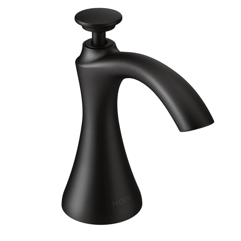 Moen S3946BL Colinet Soap Dispenser in Matte Black