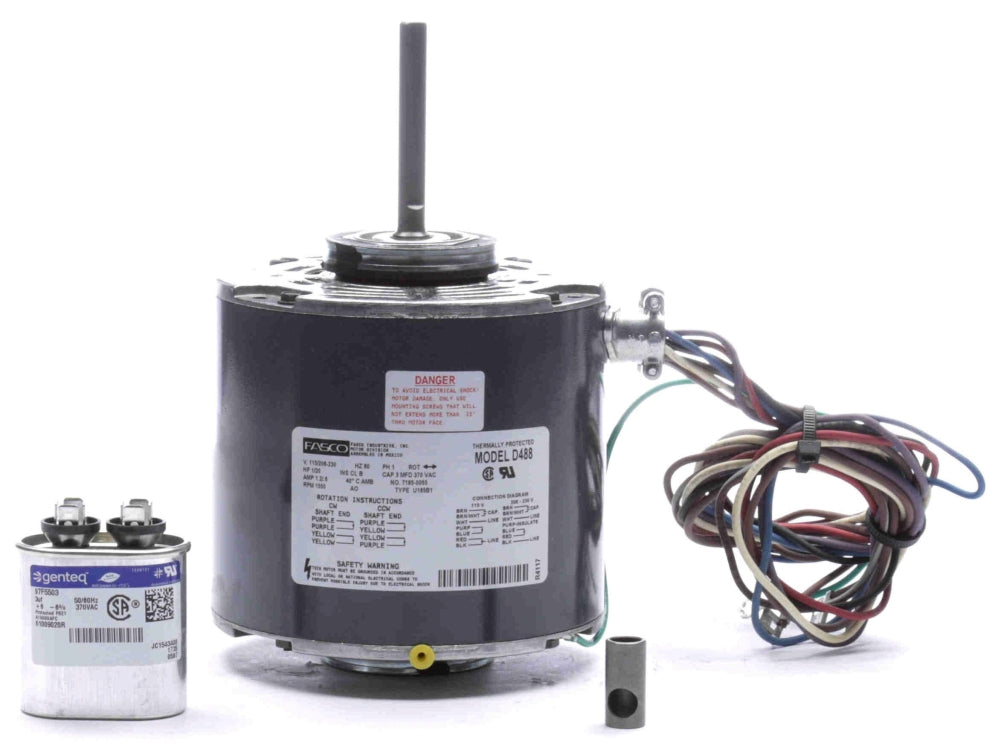 GENTEQ MOTORS D488 CONDENSER FAN MOTORS