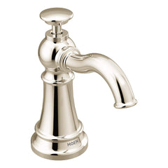 Moen S3945NL 18 oz. Deck Mount Metal Soap and Lotion Dispenser in Polished Nickel