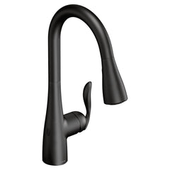 Moen 7594EWBL Arbor MotionSense Wave Single Handle Pull Down Touchless Kitchen Faucet