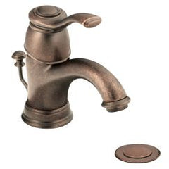 Moen 6102ORB Kingsley Oil Rubbed Bronze One-Handle Bathroom Faucet