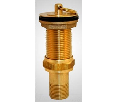 Prier C-212BR 1 in. Brass Drain with Pull Ring Stopper