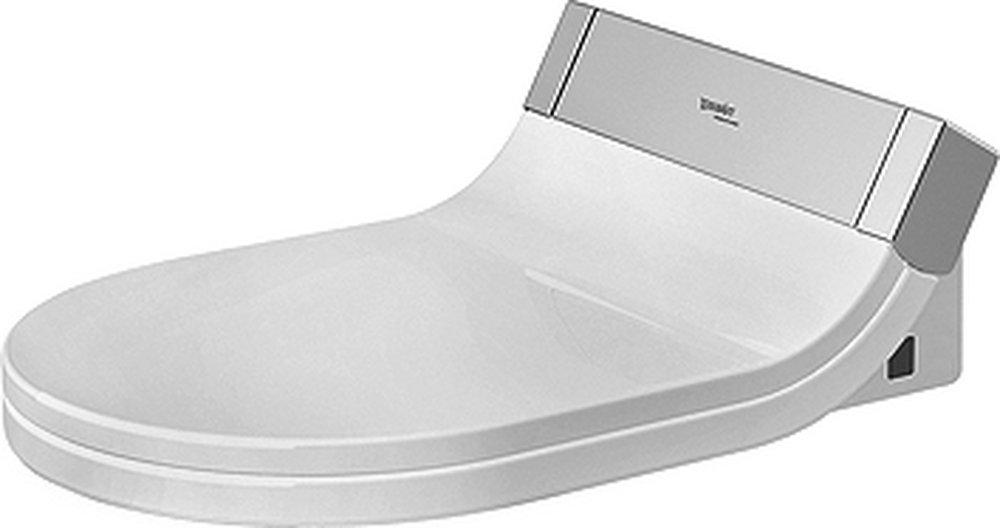 Duravit 610001001001300 SensoWash Starck C Elongated Closed Front Toilet Seat in White