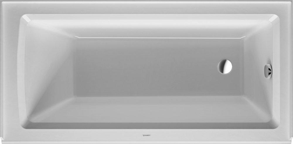 Duravit 700355000000090 Architec 60 In. X 30 In. Soaker Alcove Bathtub With Right Drain