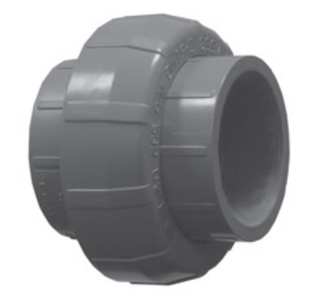 Spears 897-020 Union, 2 in, Socket, Sch 80/Xh, Pvc, Epdm O-Ring