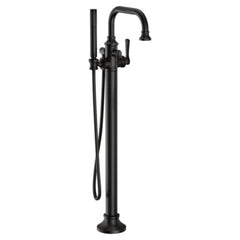 Moen S44507BL Colinet Single Handle Lever Floor Mount Filler in Matte Black